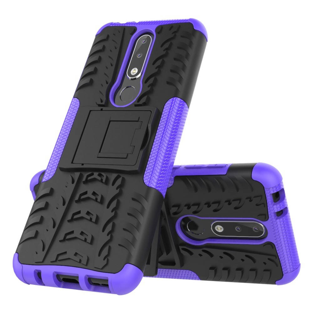 

PC + TPU чехол Armor для Nokia 4.2 (8 цветов) фиолетовый