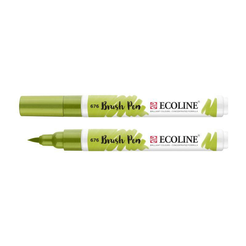 

Ручка-кисточка Ecoline Brushpen (676), Зеленый травяной, Royal Talens