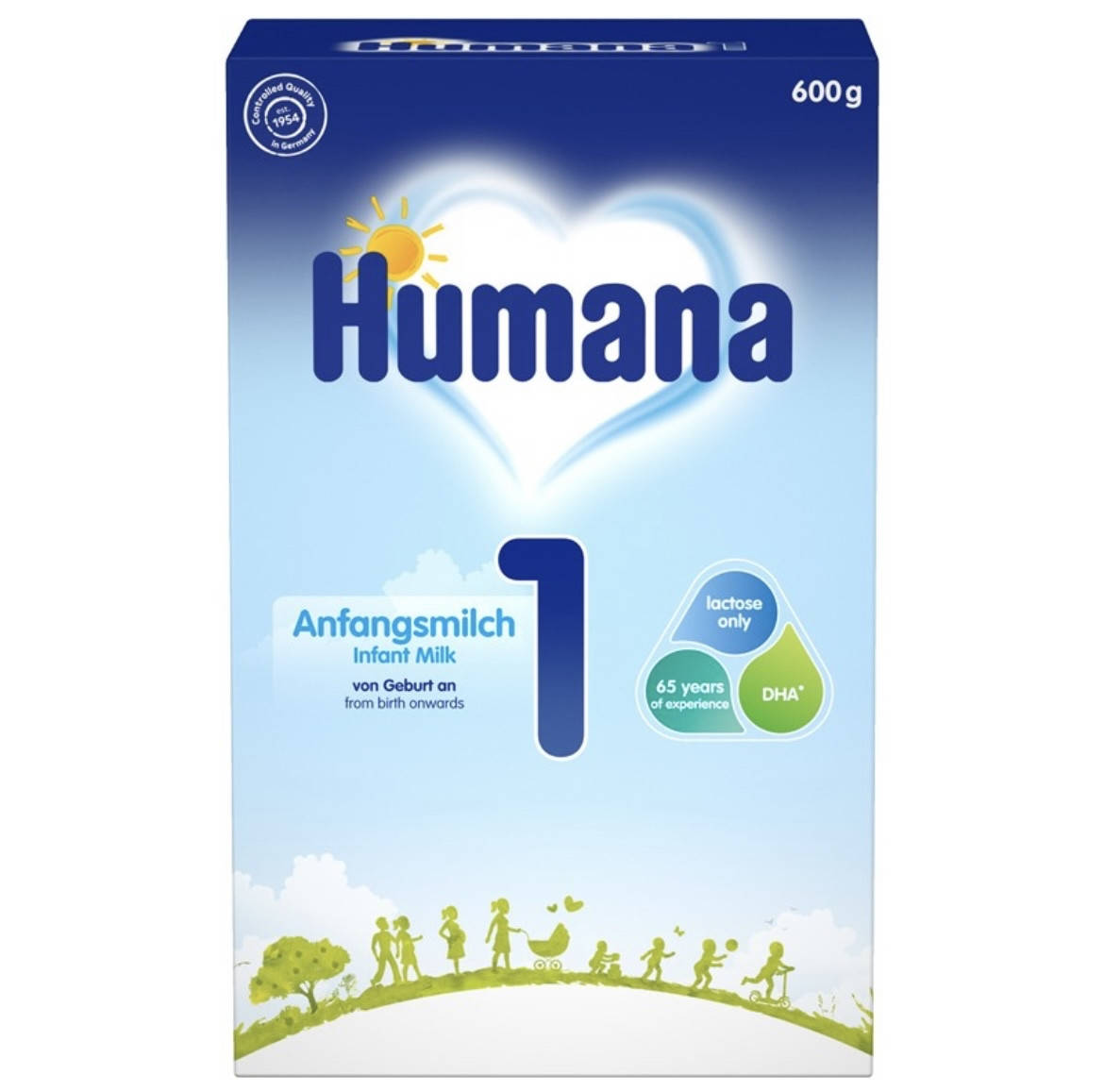 

Молочная сухая смесь HUMANA 1 с 0-6 м. 600 гр.