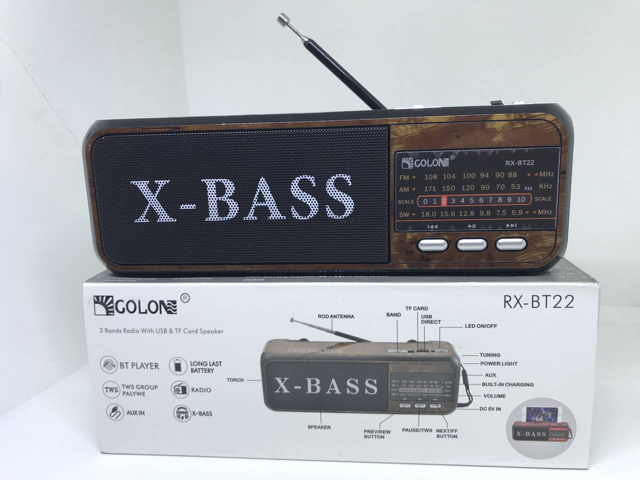 

Радиоприемник Golon RX-BT22 с Bluetooth