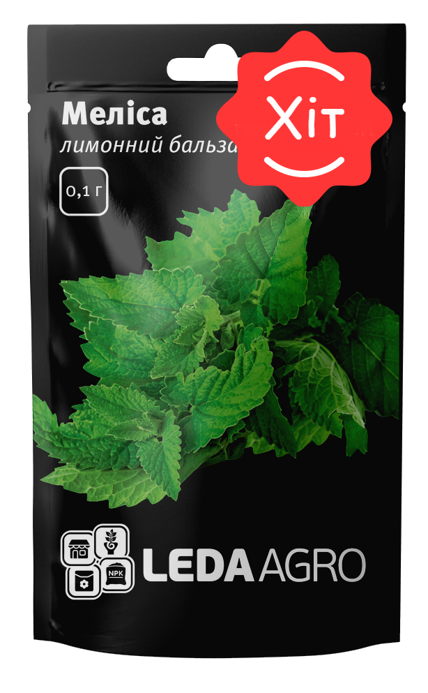

Меліса, лимонний бальзам, 0,1 г (ЛАН)