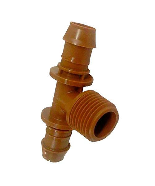 

Тройник 17 ммх1/2″НРх17 мм, для капельной трубки Rain Bird