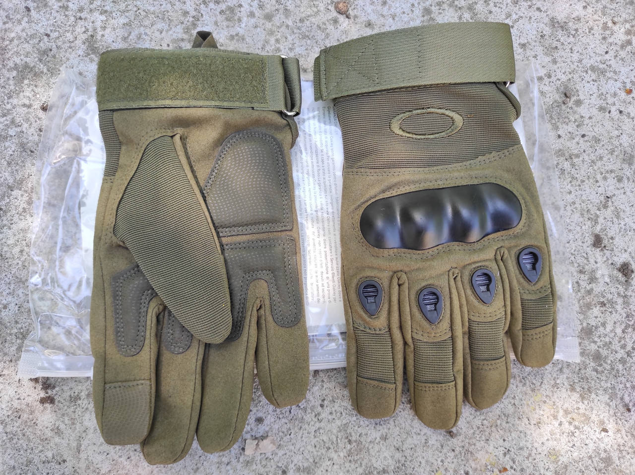 

Перчатки защитные тактические Oakley Палые Цвет Олива Размер XL