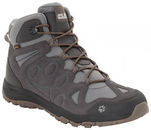 

Ботинки мужские Jack Wolfskin ROCKSAND TEXAPORE MID M 4022311-6350 мужские зимние коричневые, Темно-серый