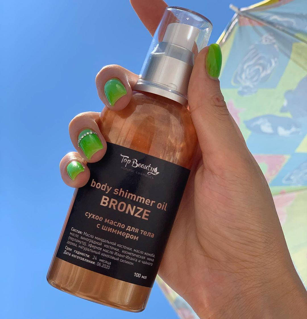 

Масло для тела с шиммером Top Beauty Body Simmer Oil Bronze