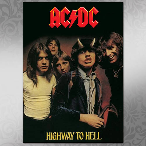 

Плакат Рок AC DC