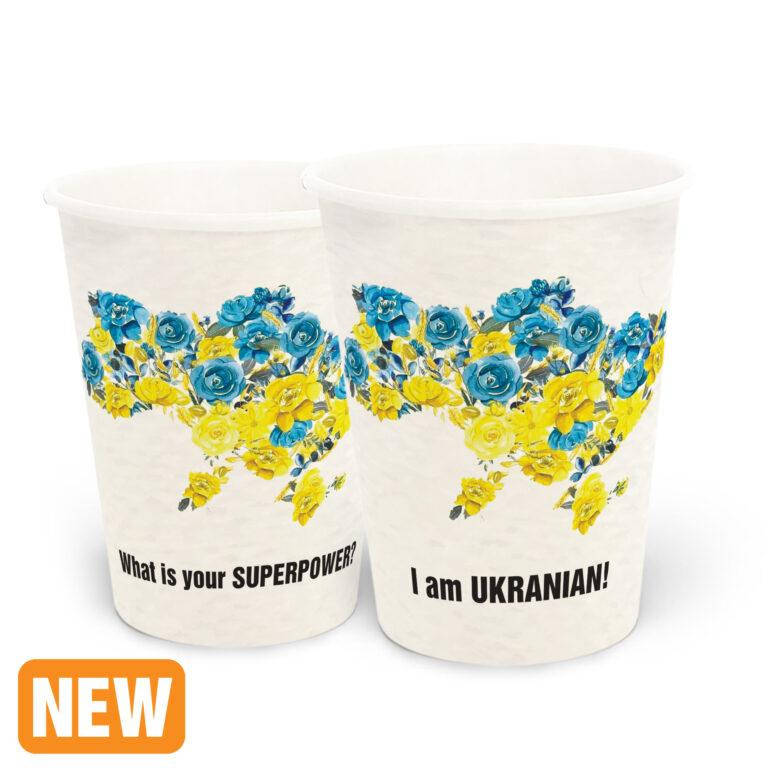 

Стакан бумажный Україна/Ukraine 110 мл 50шт/уп ФК, Белый