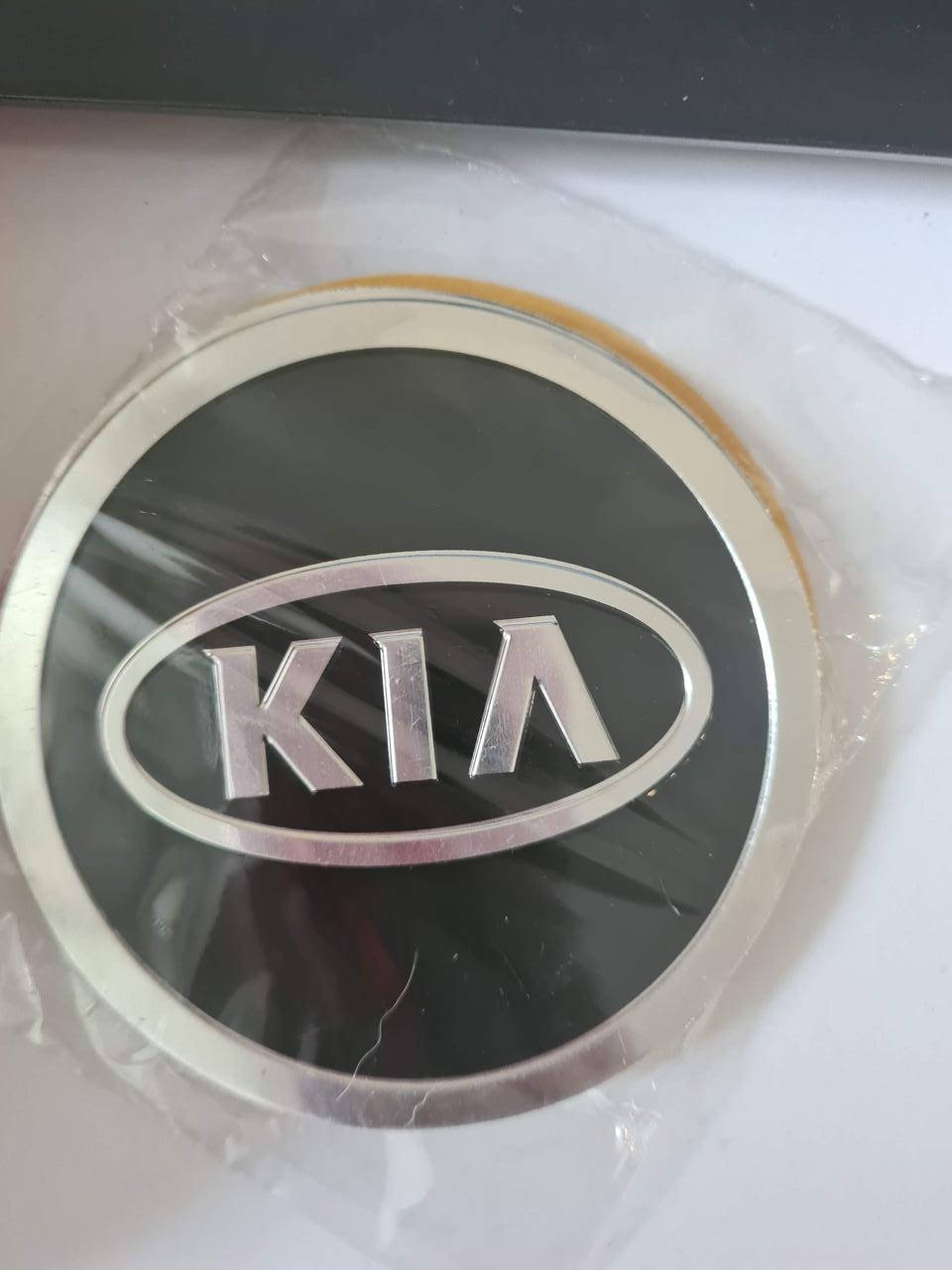 

Наклейки на колпачки, заглушки, наклейки на диски 90 мм KIA киа, Черный