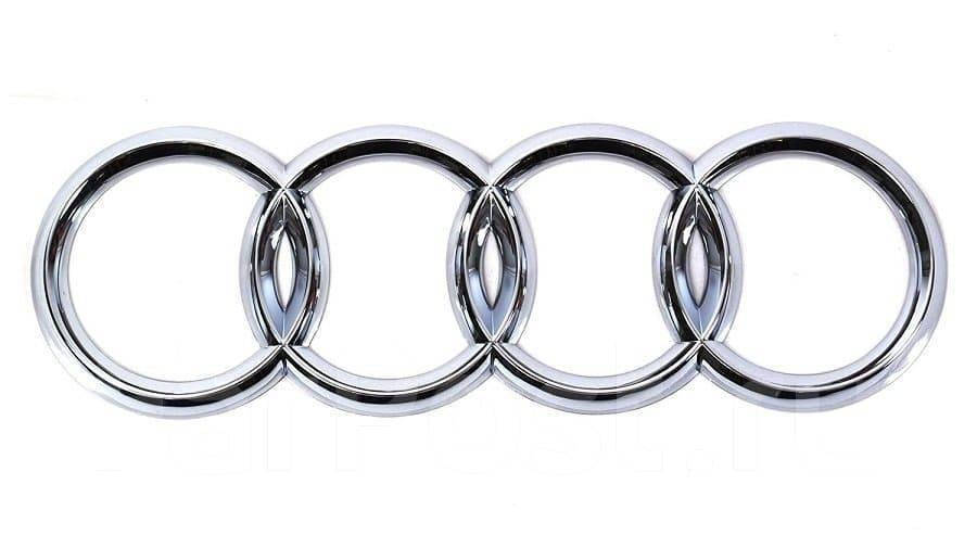 

Автологотип шильдик эмблема кольца Audi на крышку багажника 193x67 мм хром A5