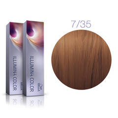 

Фарба для волосся Wella Illumina Сolor 7/35 блонд золотисто-махагоновый