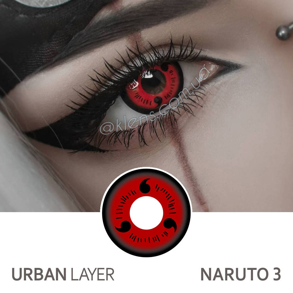 

Контактные цветные линзы Urban Layer Naruto 3