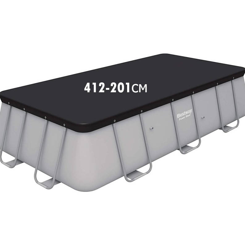 

Тент - чехол для каркасного бассейна Bestway 58232, 412х201см