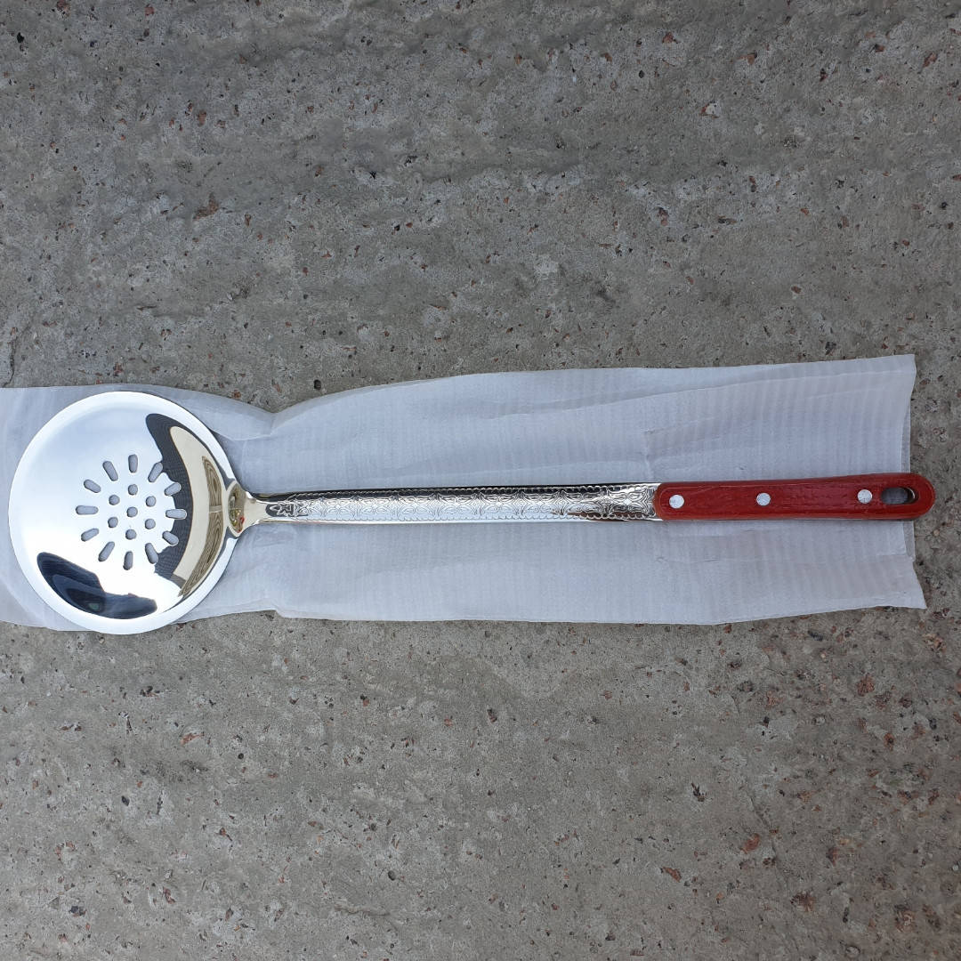 

Узбекская шумовка 47см для казана от 8л до 22л