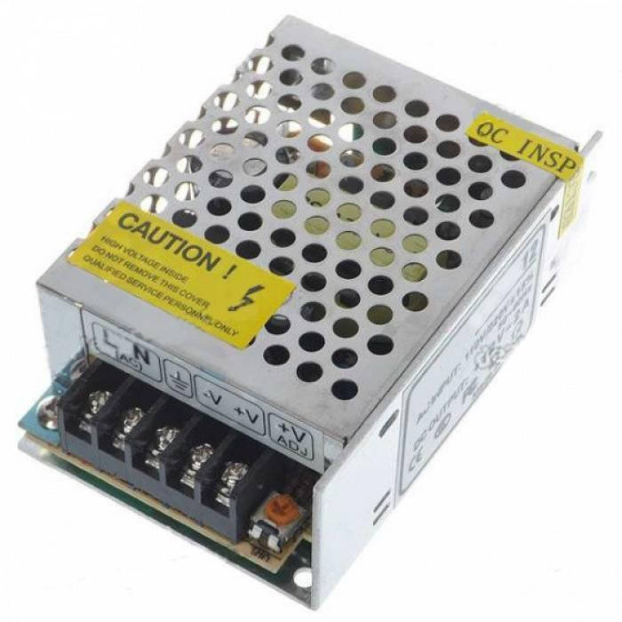 

Блок питания перфорированный 12В 3.33А 40Вт для LED-лент CCTV