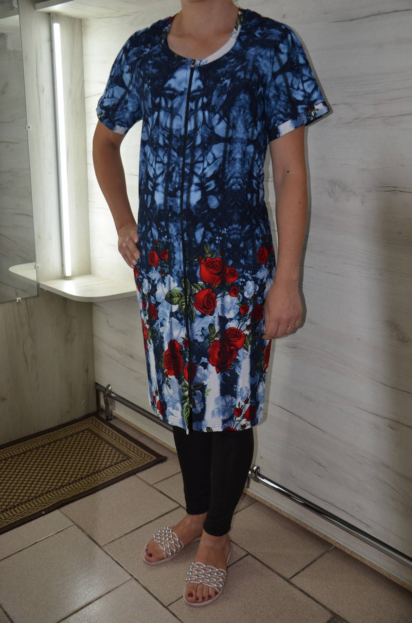 

Халат женский с рукавом