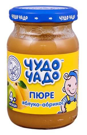 

Чудо-Чадо пюре 170г без цукру яблуко/абрикос