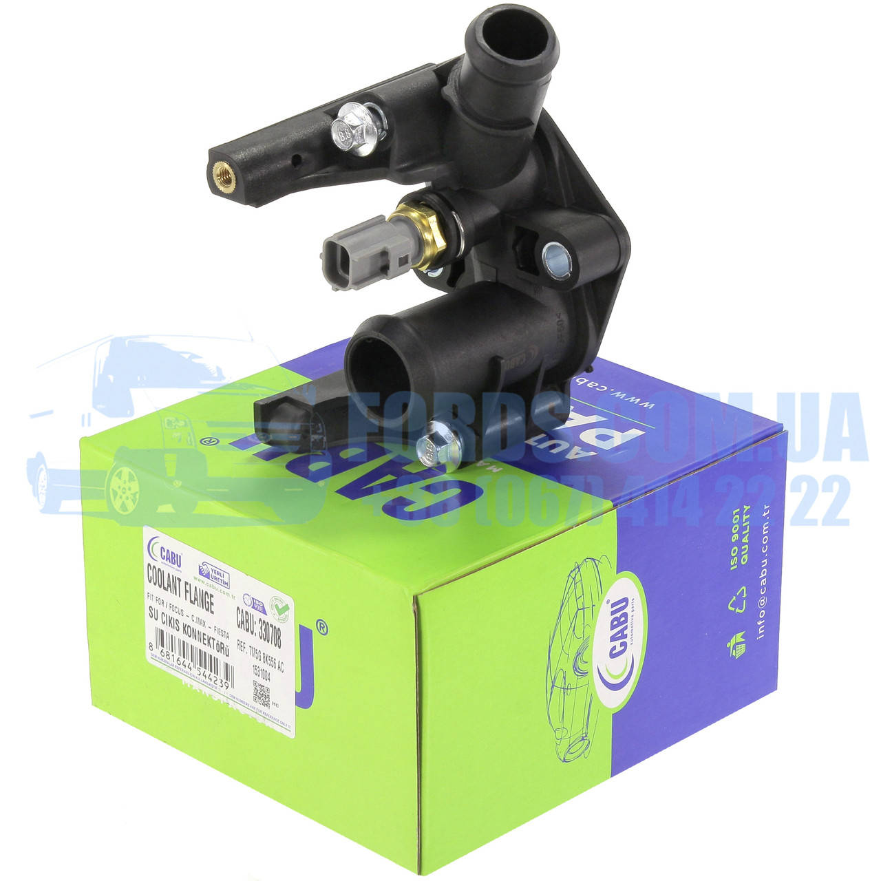 

Корпус термостата FORD FIESTA/FOCUS/ECOSPORT/MONDEO/C-MAX (1.6 ZETEC) CABU