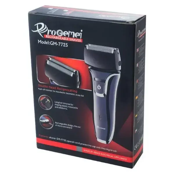 

Электробритва GEMEI GM-7725 | машинка для бритья лица | бритва триммер для бороды