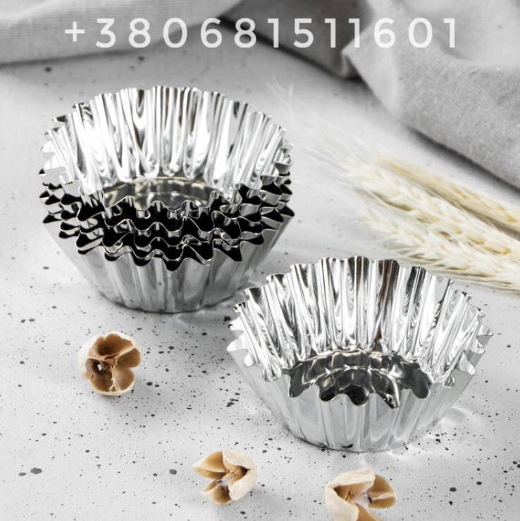 

Набор форм для выпечки кексов,d-8x5,5см,v-3см