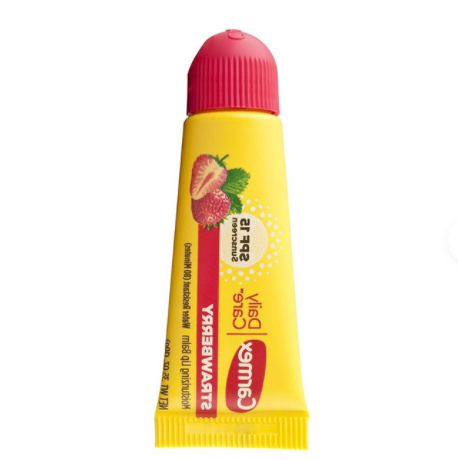 

Бальзам для губ со вкусом клубники Carmex Strawberry Moisturizing Lip Balm Tube SPF 15 10 g