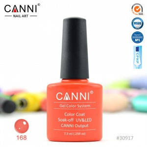 

Гель-лак CANNI № 168 (розово-оранжевый)