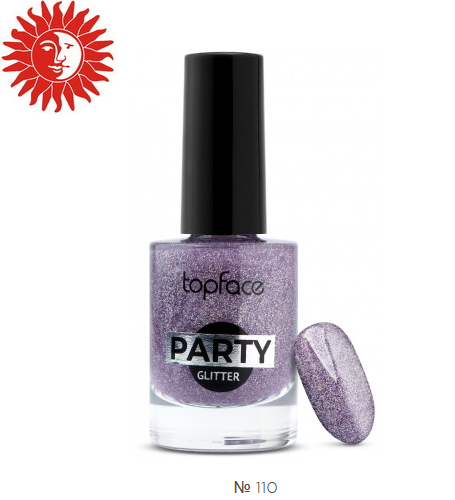 

Лак для ногтей TopFace Party Glitter 9 ml РТ106 № 110
