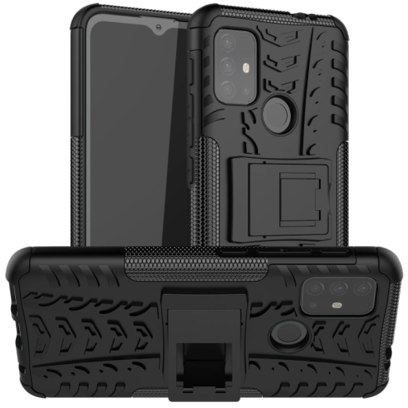 

PC + TPU чехол Armor на Motorola Moto G20 (8 цветов) черный