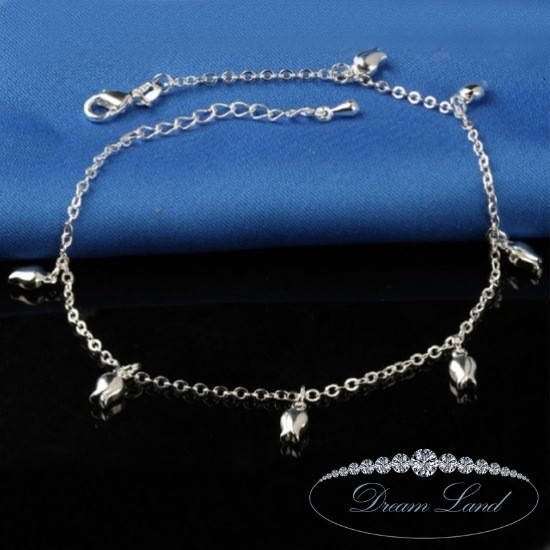 

Женский браслет на ногу “Камелия”