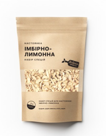

"Имбирно-лимонная" Набор специй для настойки (3 л)