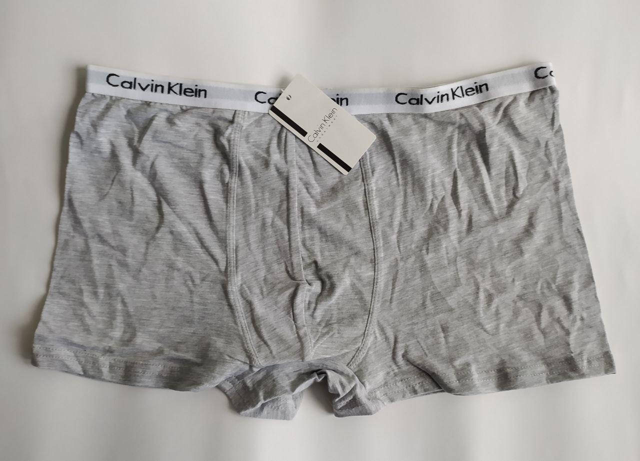 

Модные серые мужские трусы Calvin Klein, Серый