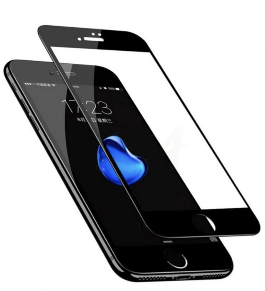 

Защитное стекло для iPhone 7 plus / Стекло защитное на айфон 7 плюс / 3d стекло на iphone 7+ (full glue), Черный