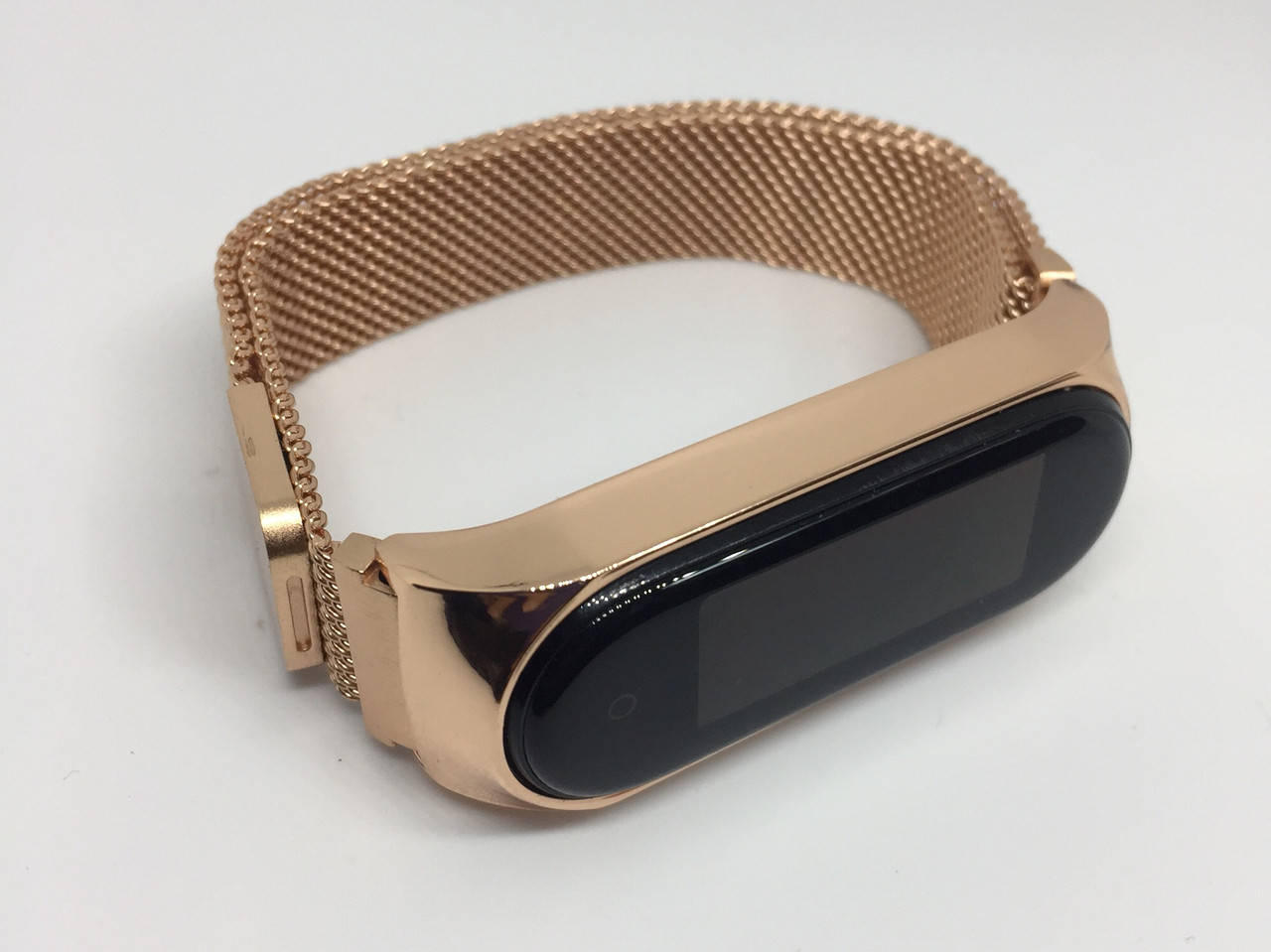 

Ремешок mi band 5 6 mi smart band 5 6 xiaomi металлический розовое золото на магните