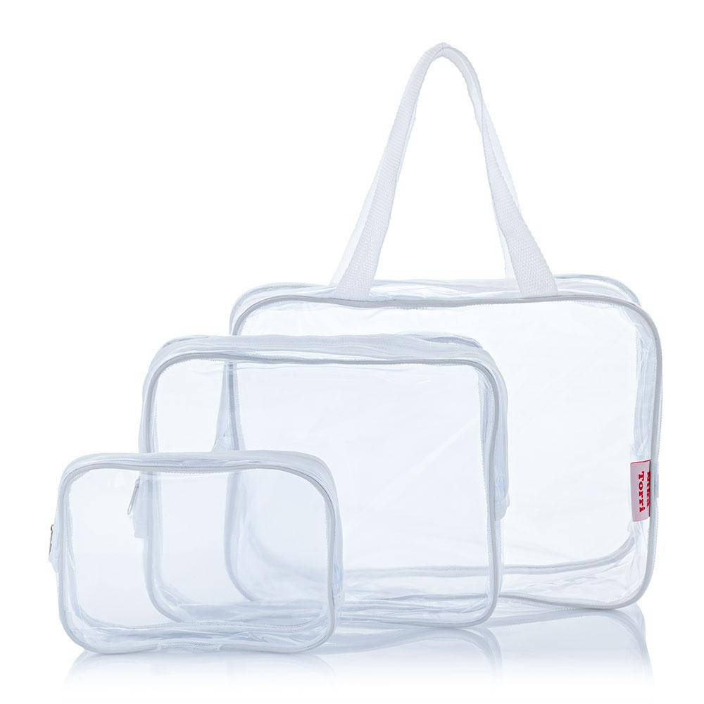 

Органайзер из трёх косметичек Nika Torri, Белый