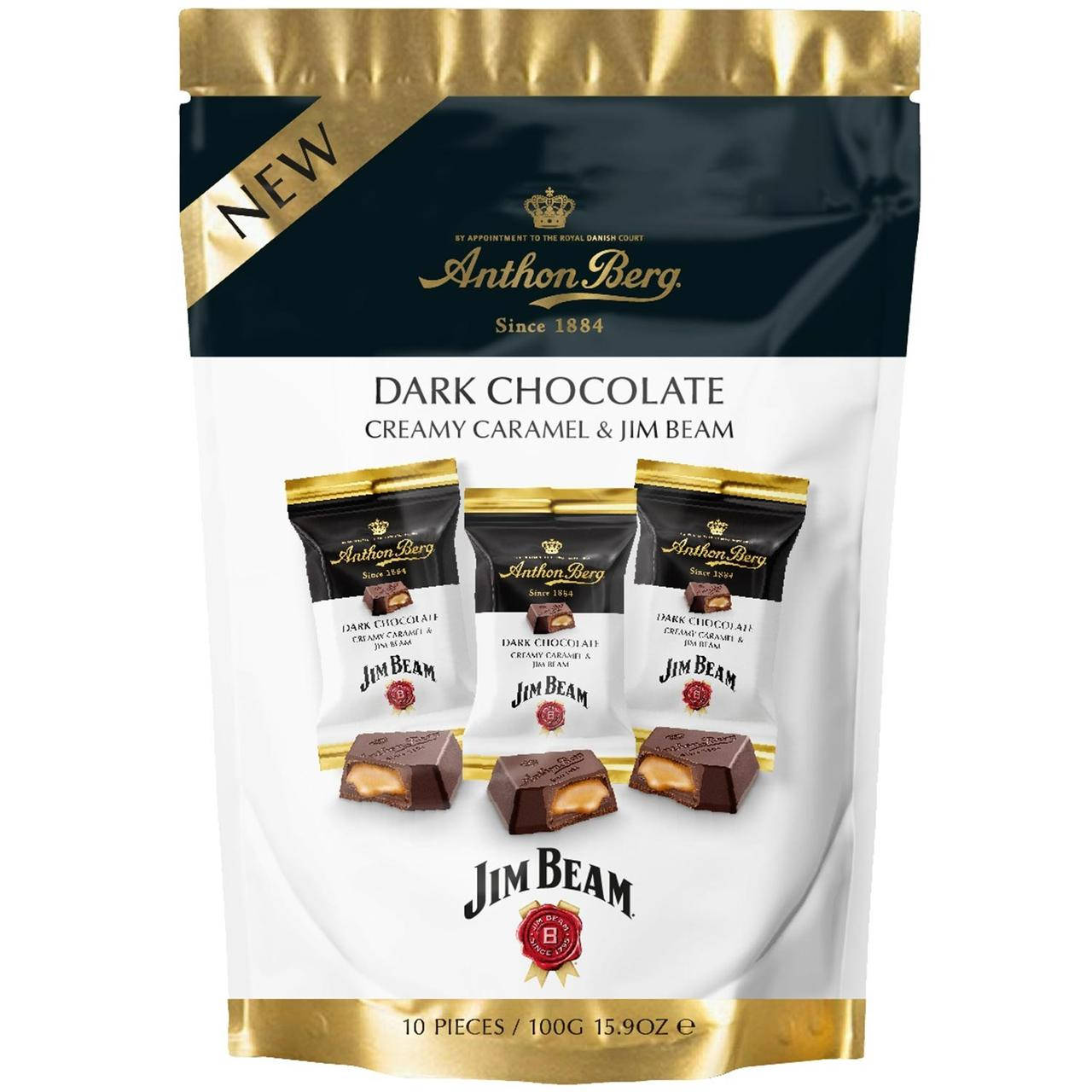 

Конфеты Anthon Berg Dark Chocolate Caramel Jim Beam 10s 100 g