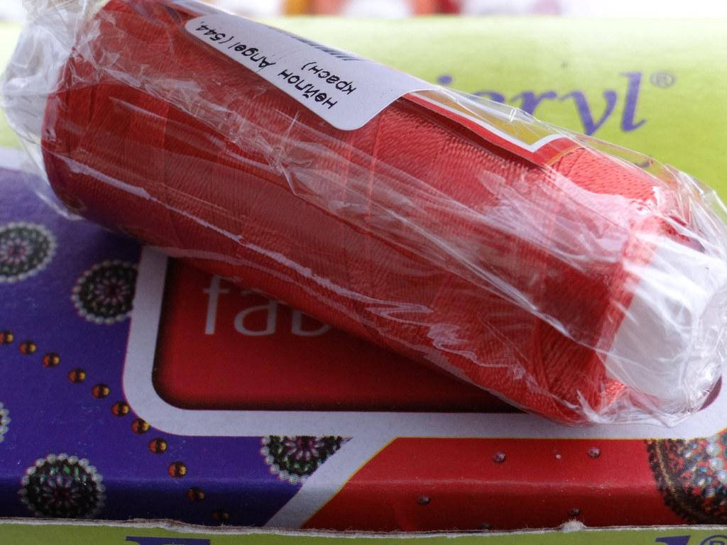 

Нить нейлон ANGEL красный