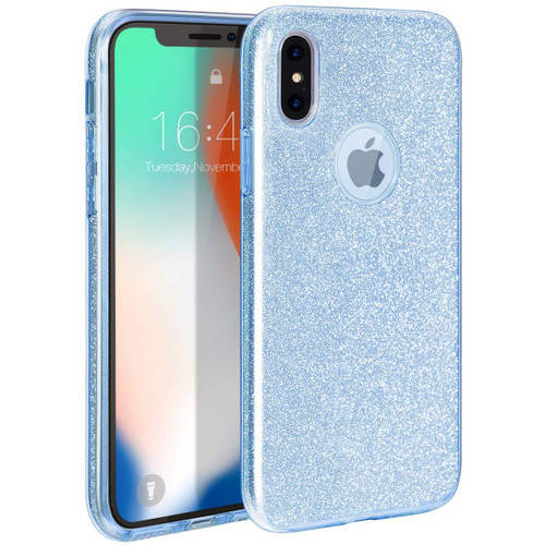 

Силиконовый чехол Briliant blue для iPhone XS Max, Голубой