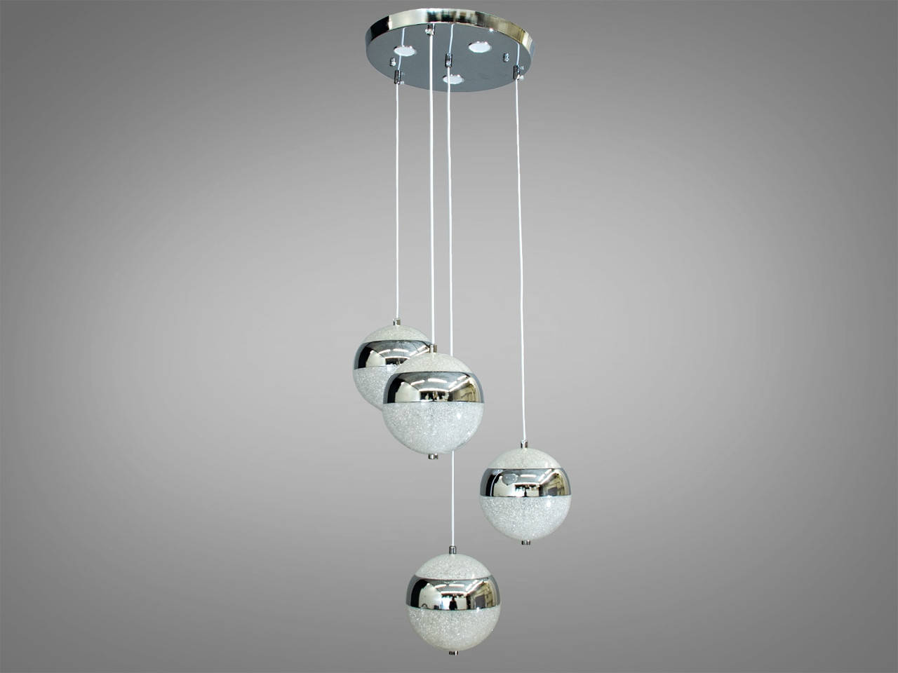 

Подвес в стиле лофт, цвет хром 60W Диаша&686/4CR