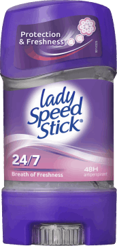 

Дезодорант Lady Speed Stick Гелевый Дыхание свежести 65г 24/7