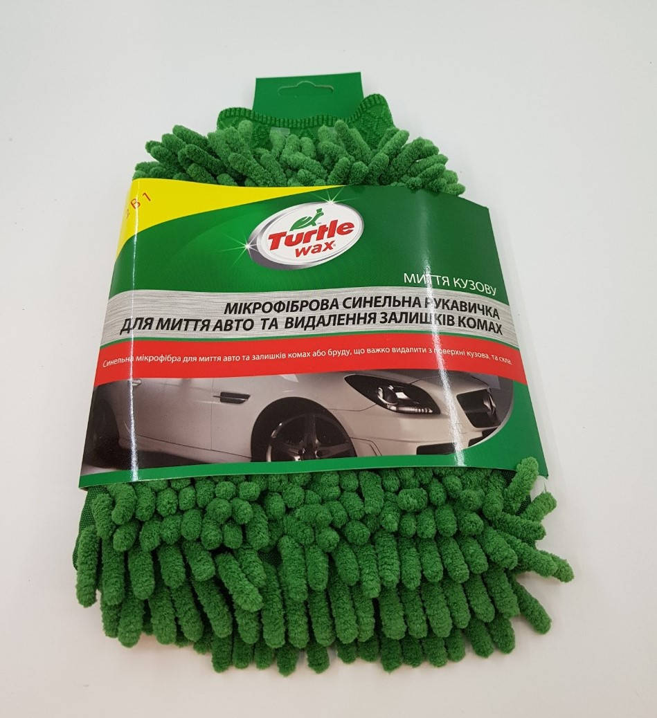 

Рукавичка микрофибровая синельная для удаления следов насекомых Turtle Wax X163