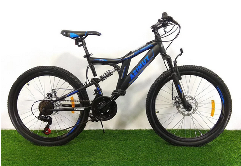 

Горный велосипед 26 дюймов Azimut Blackmount 26" GFRD BLACK-BLUE
