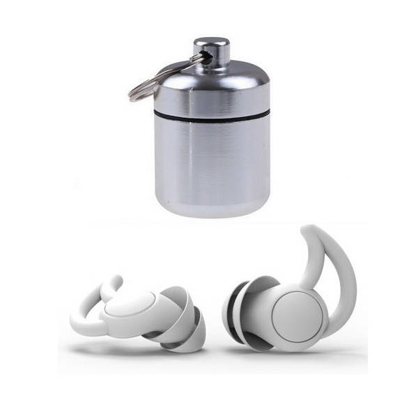 

Беруши универсальные для сна, работы, путешествий Silenta ProPlugs Grey, 2 flange