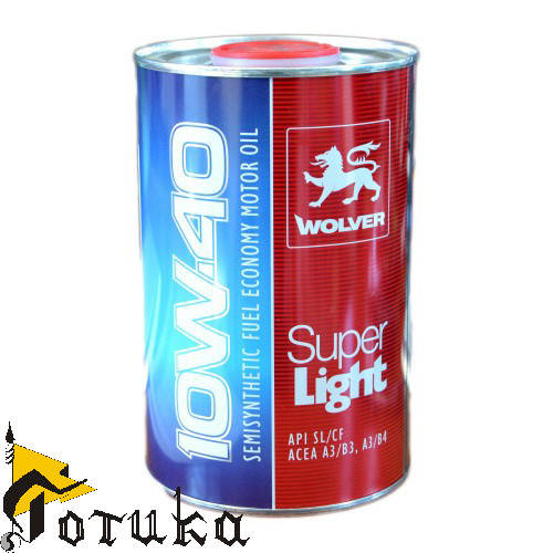 

Масло Wolver Super Light 10W-40 /1л Вольвер