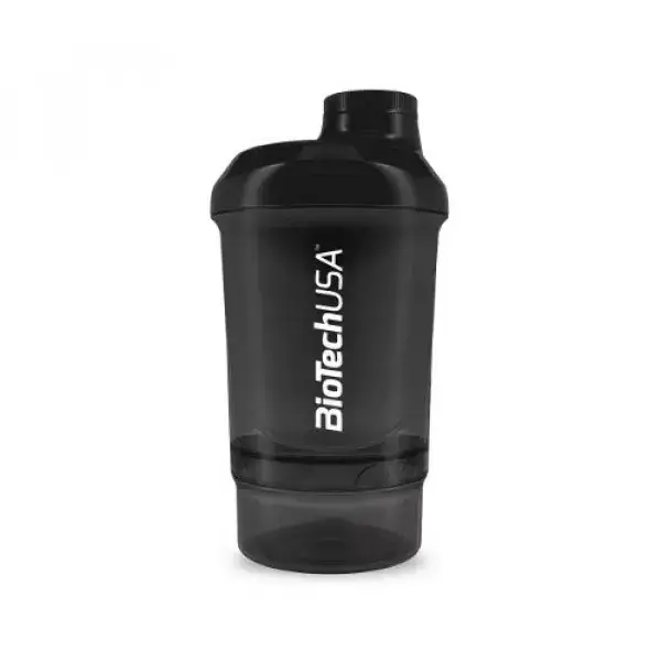 

Шейкер BioTech usa Shaker Wave Mini + 2 in 1 300 ml Black