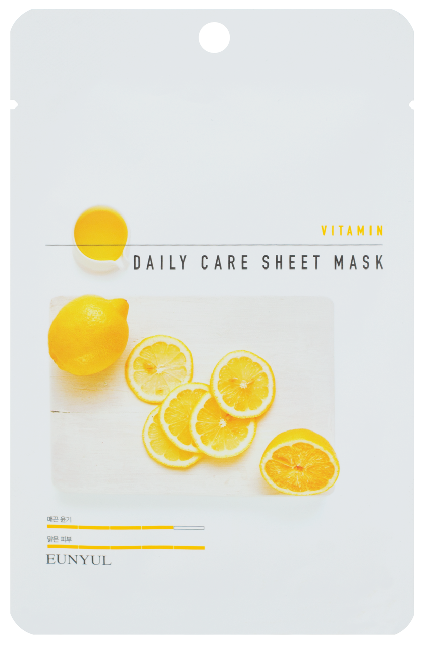 

Восстанавливающая маска для лица с витамином B5 Eunyul Daily Care Mask Sheet Vitamin 22 г (8809435405327)