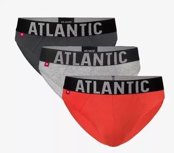 

Трусы слипы мужские ATLANTIC 3SMP-003, хлопок L хаки