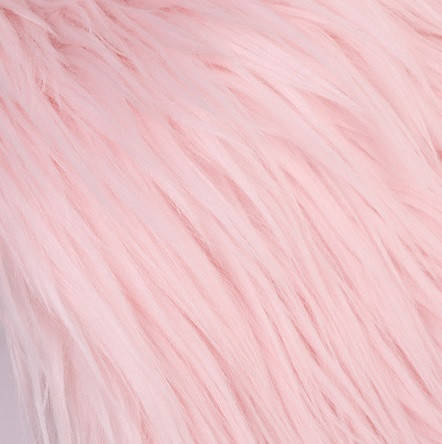 

Мех длинный для игрушек Розовый, 20х20см