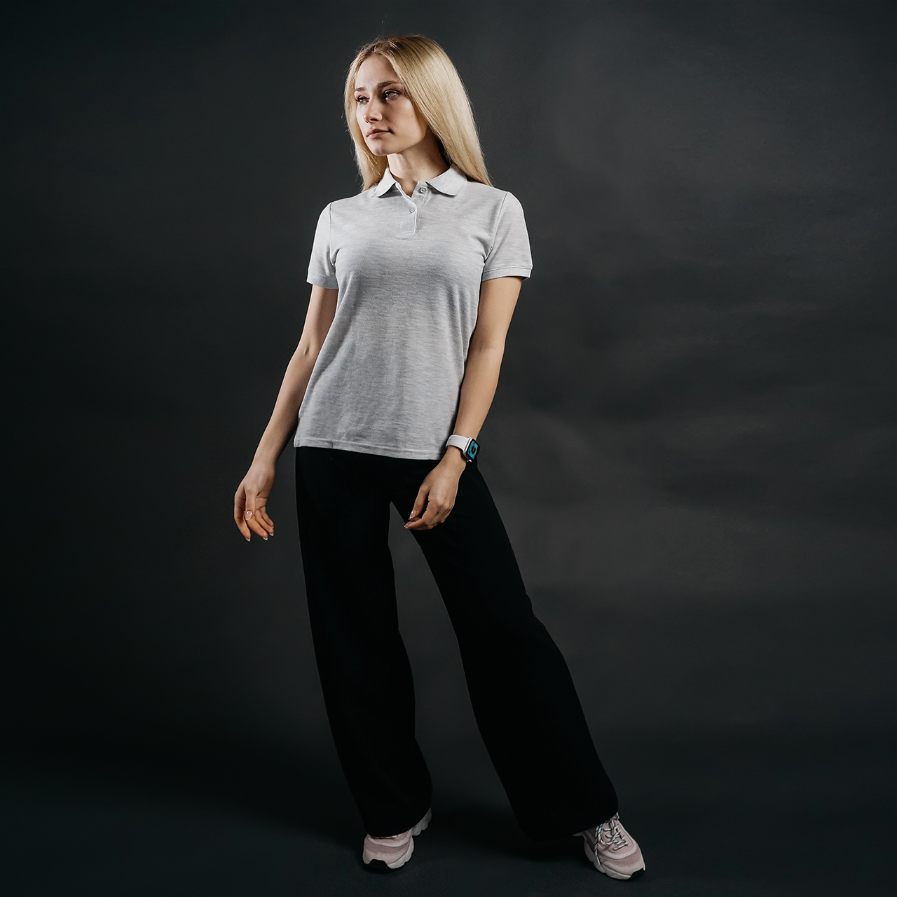 

Женское поло 65/35 Серо-лиловое Fruit of the loom 063212094 M