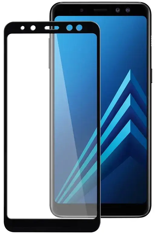 

Захисне скло Samsung A8 2018 SM-A530F Black, Черный