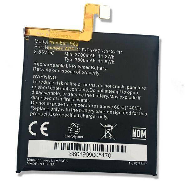 

Аккумулятор Caterpillar CAT S60 APP-12F-F5757I-CGX-111 Original