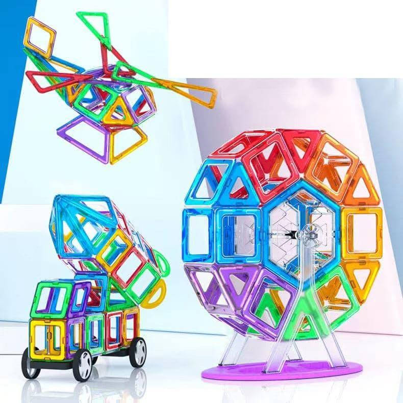 

Магнитный конструктор 60 деталей Развивающая игрушка